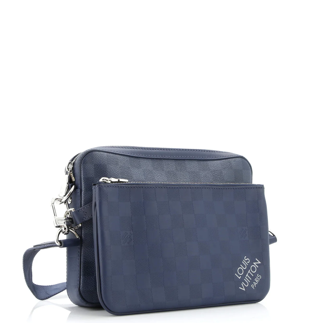 Trio Messenger Bag Damier Infini Leather - Deep Luxury