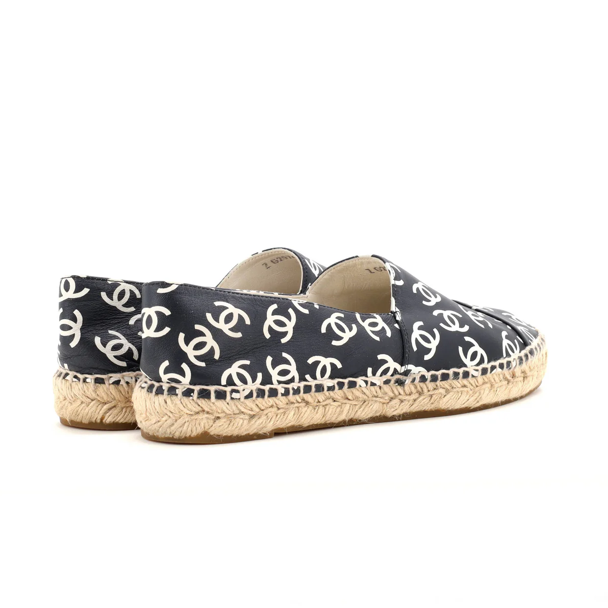 Women's All Over CC Cap Toe Espadrilles Printed Leather - Deep Luxury