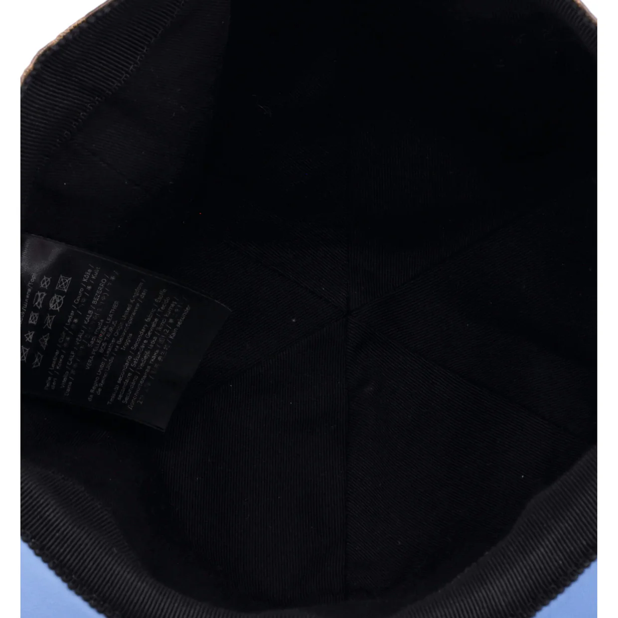 Mania Logo Cap Zucca Coated Canvas with Leather - Deep Luxury