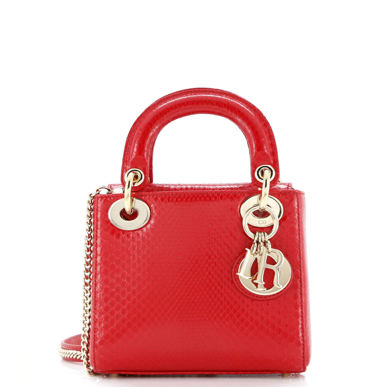 Lady Dior Chain Bag Python Mini - Deep Luxury