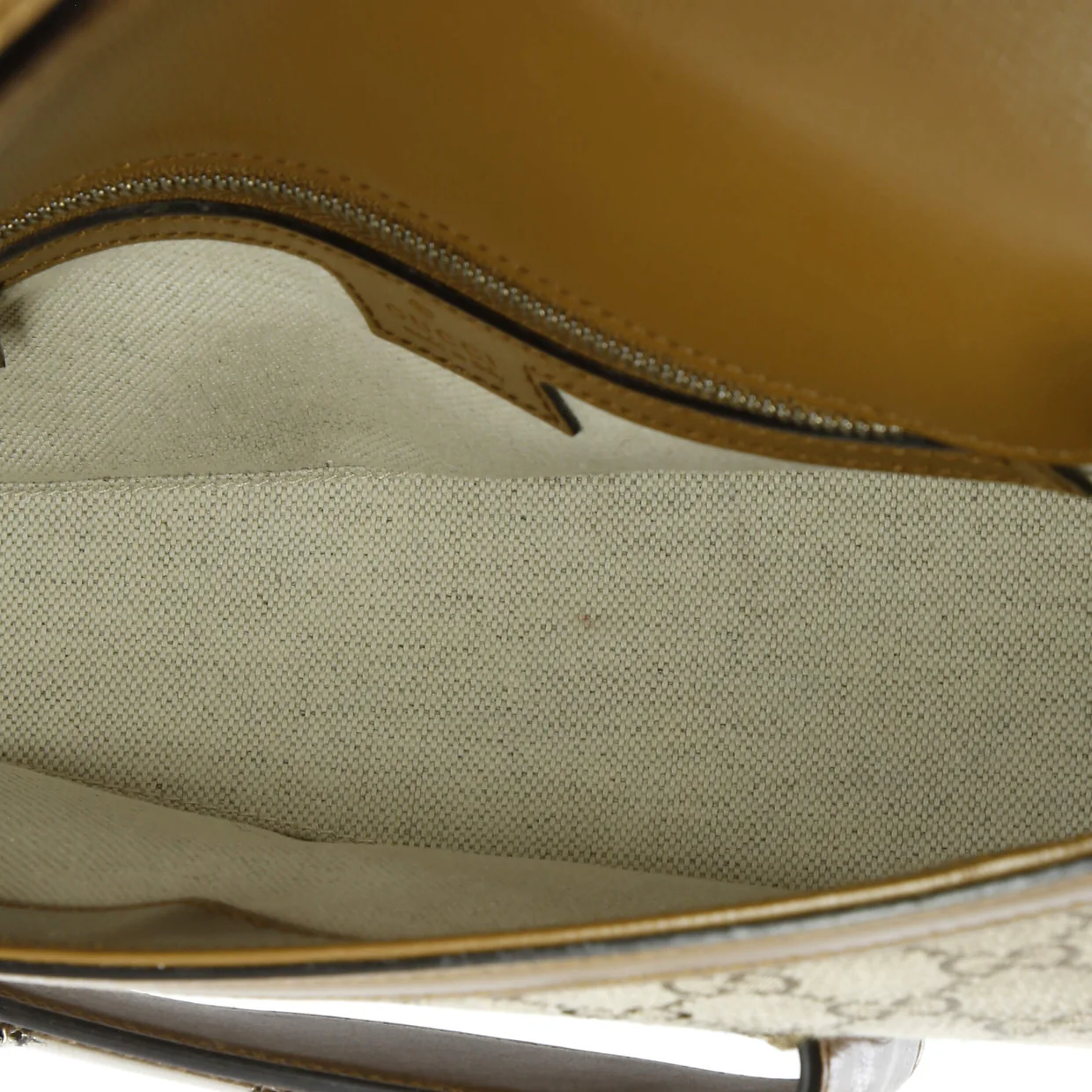 Horsebit 1955 Asymmetric Shoulder Bag GG Canvas with Leather Small - Deep Luxury