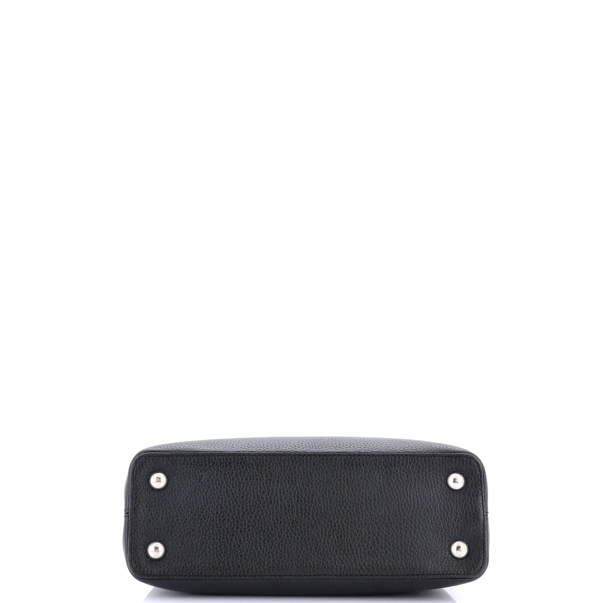 Capucines Bag Leather with Python PM - Deep Luxury