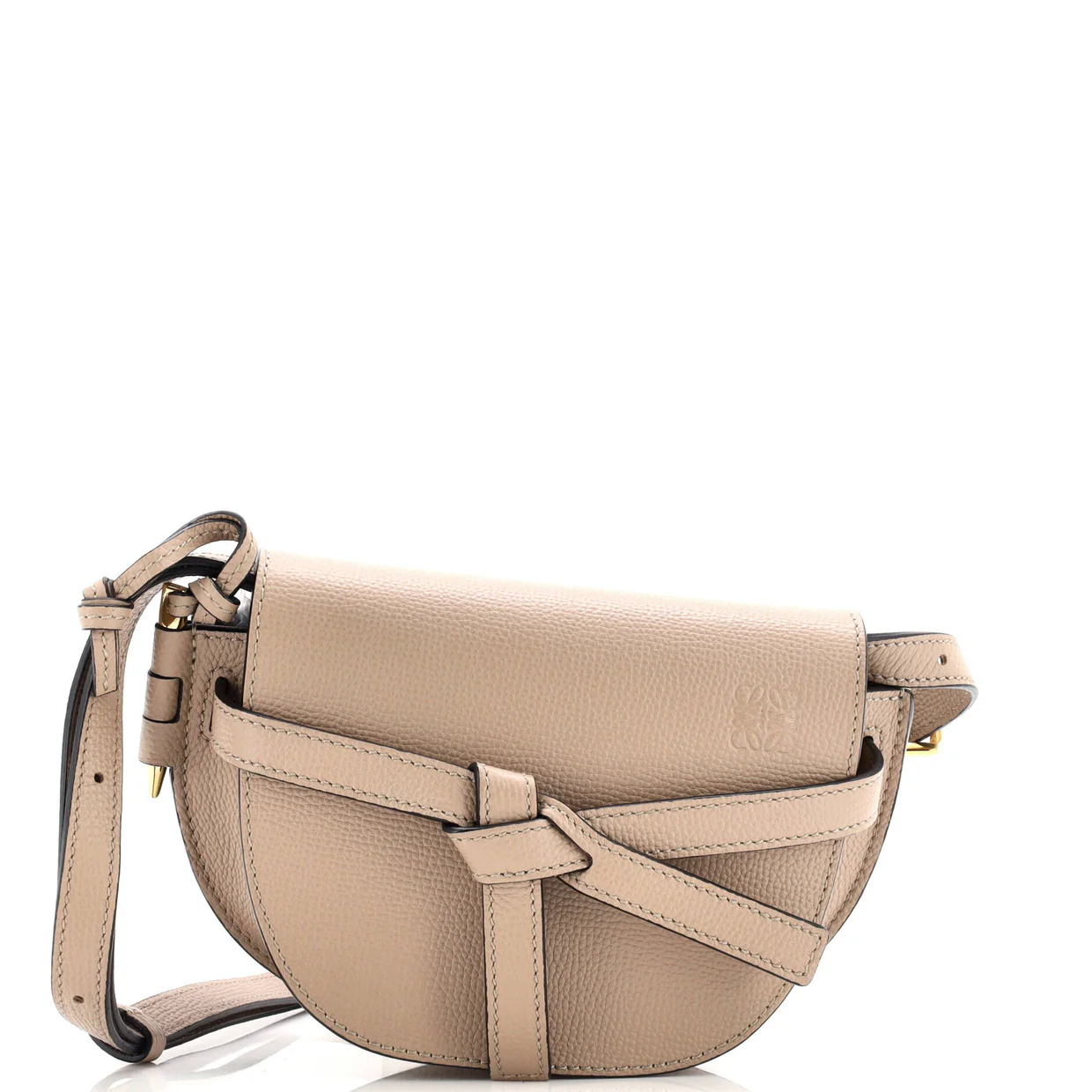 Gate Dual Shoulder Bag Leather Mini - Deep Luxury