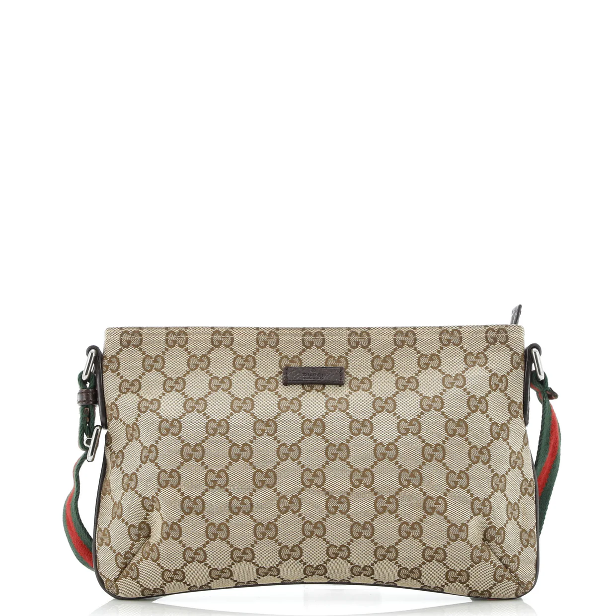 Web Strap Messenger Bag GG Canvas Small - Deep Luxury