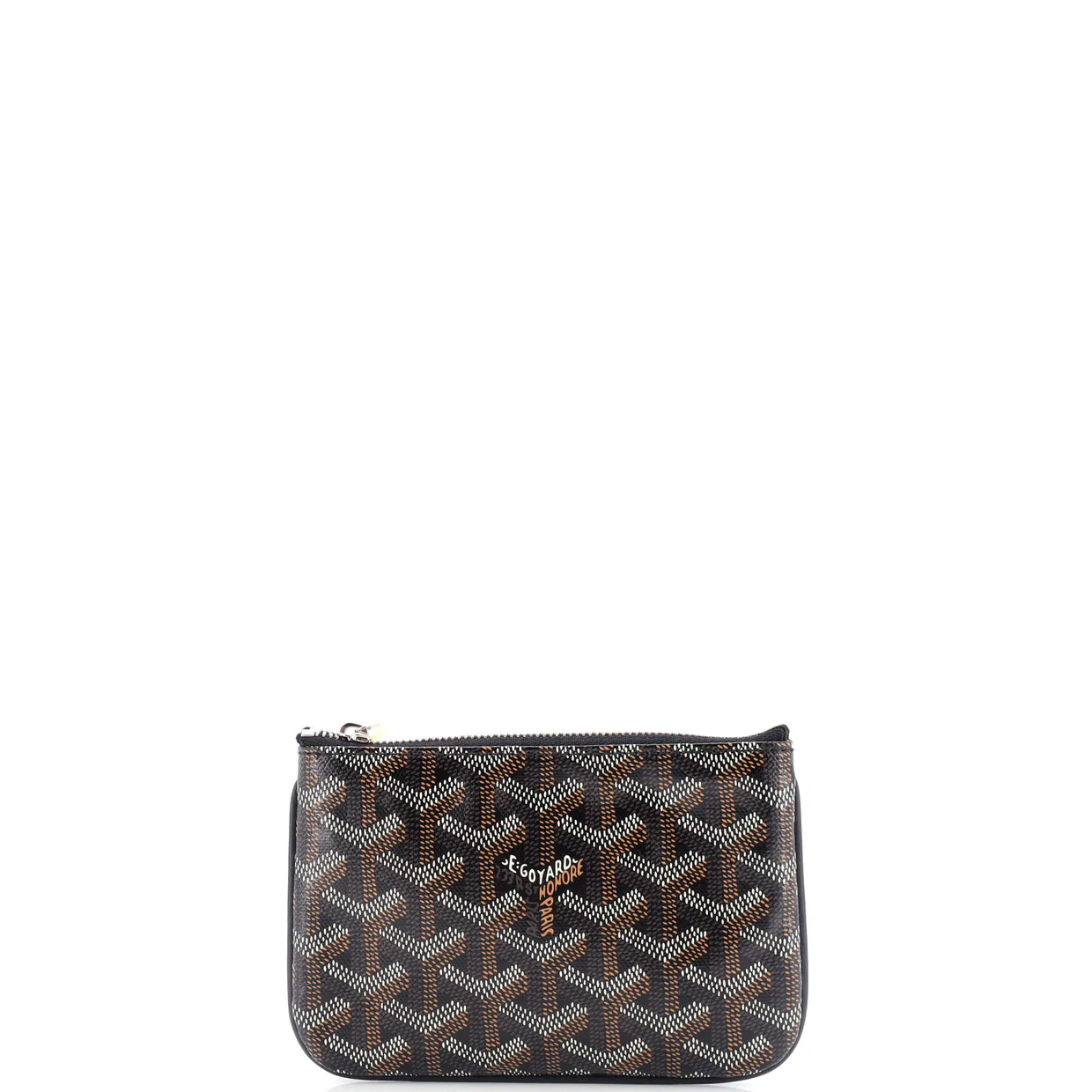 Senat Zip Pouch Coated Canvas Mini - Deep Luxury