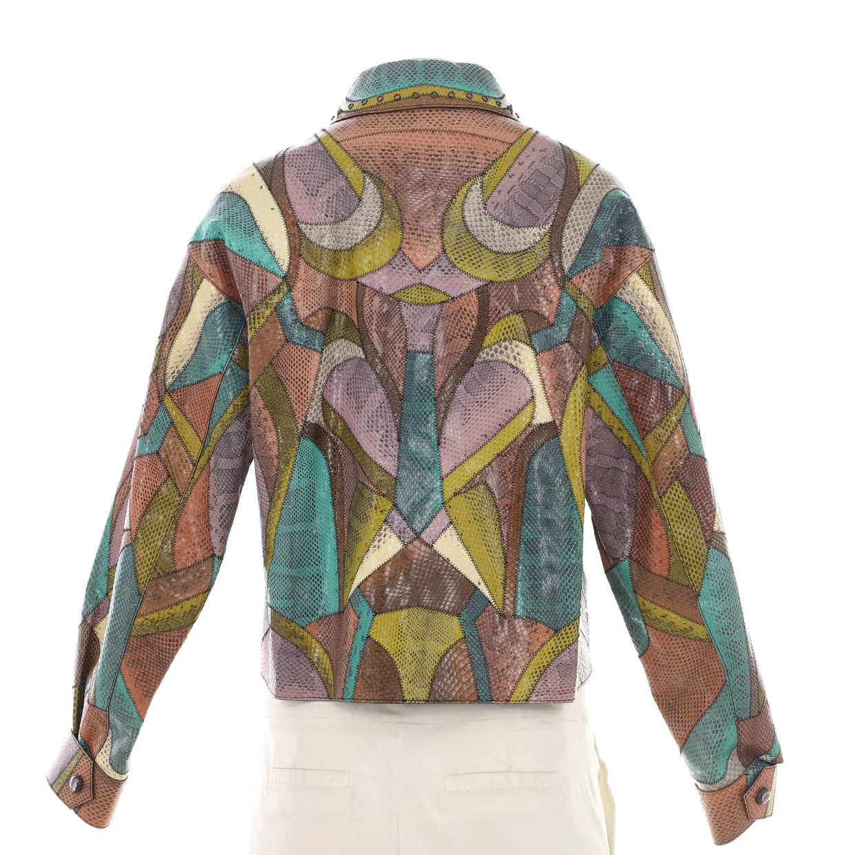 Women's Zip Jacket Patchwork Ayers - Deep Luxury