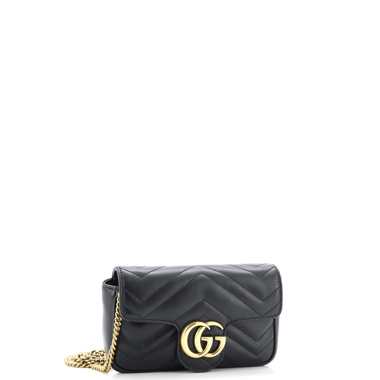 GG Marmont Flap Bag Matelasse Leather Super Mini - Deep Luxury