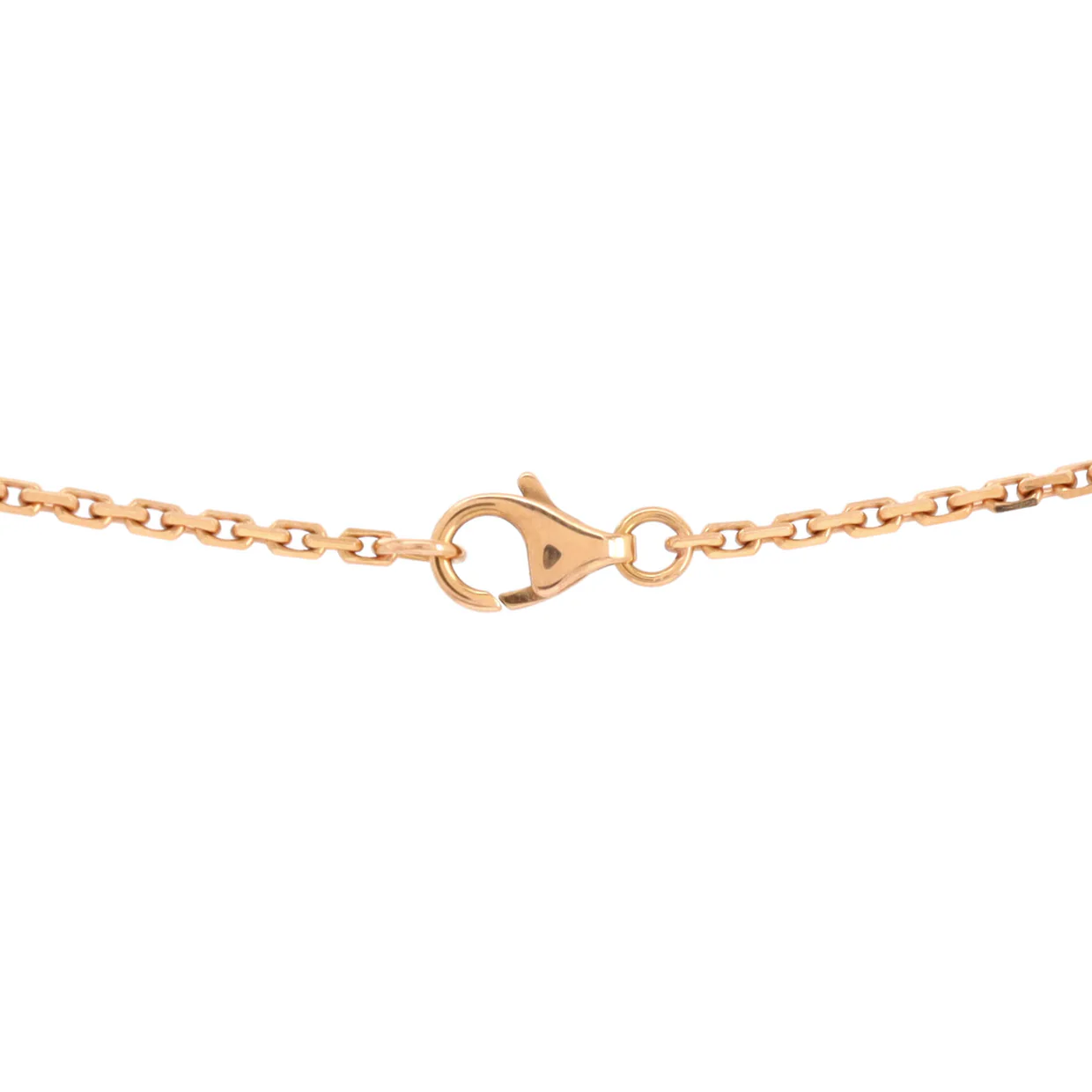 Love Interlocking Necklace 18K Rose Gold with Diamonds - Deep Luxury