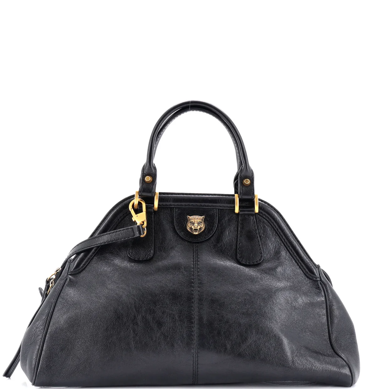 RE(BELLE) Top Handle Bag Leather Medium - Deep Luxury