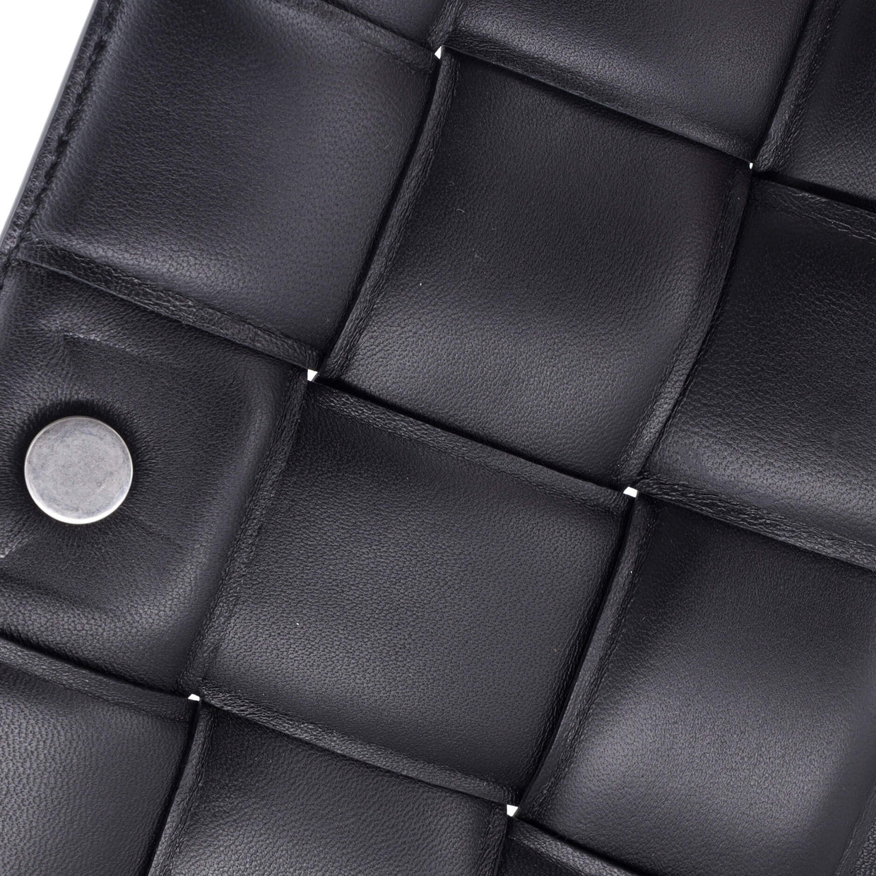 Cassette Chain Crossbody Bag Padded Maxi Intrecciato Leather - Deep Luxury