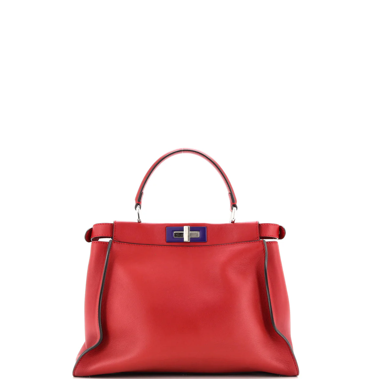 Peekaboo Bag Rigid Leather Regular - Deep Luxury