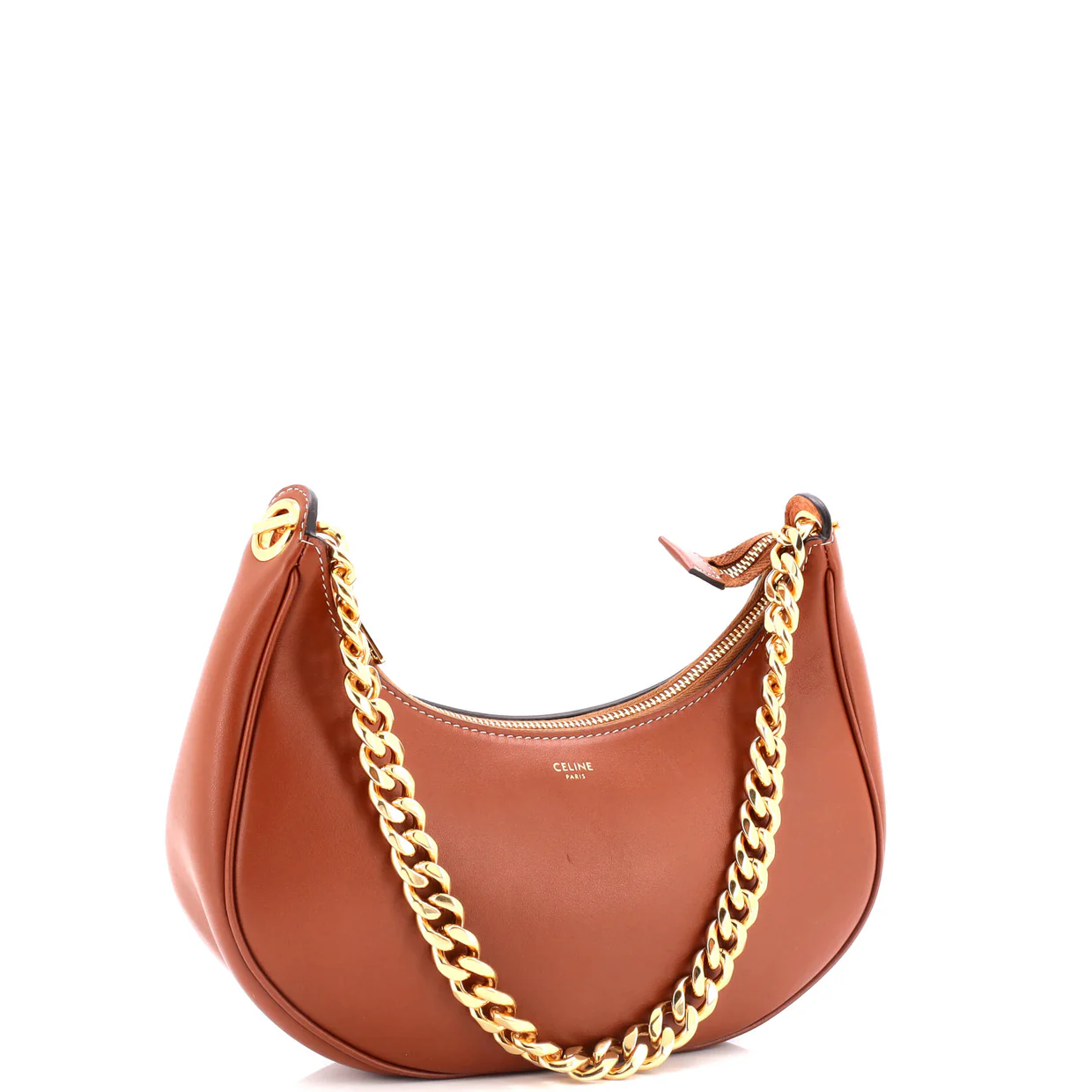 Ava Chain Bag Leather Medium - Deep Luxury