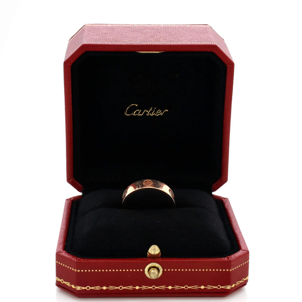 Love Band Ring 18K Rose Gold - Deep Luxury