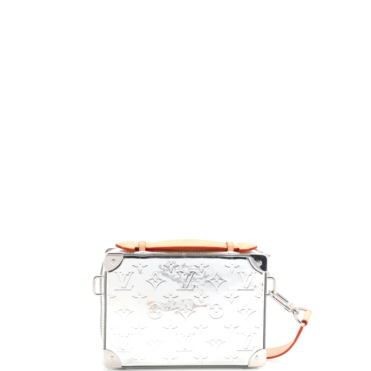 Handle Soft Trunk Bag Monogram Mirror Coated Canvas - Deep Luxury