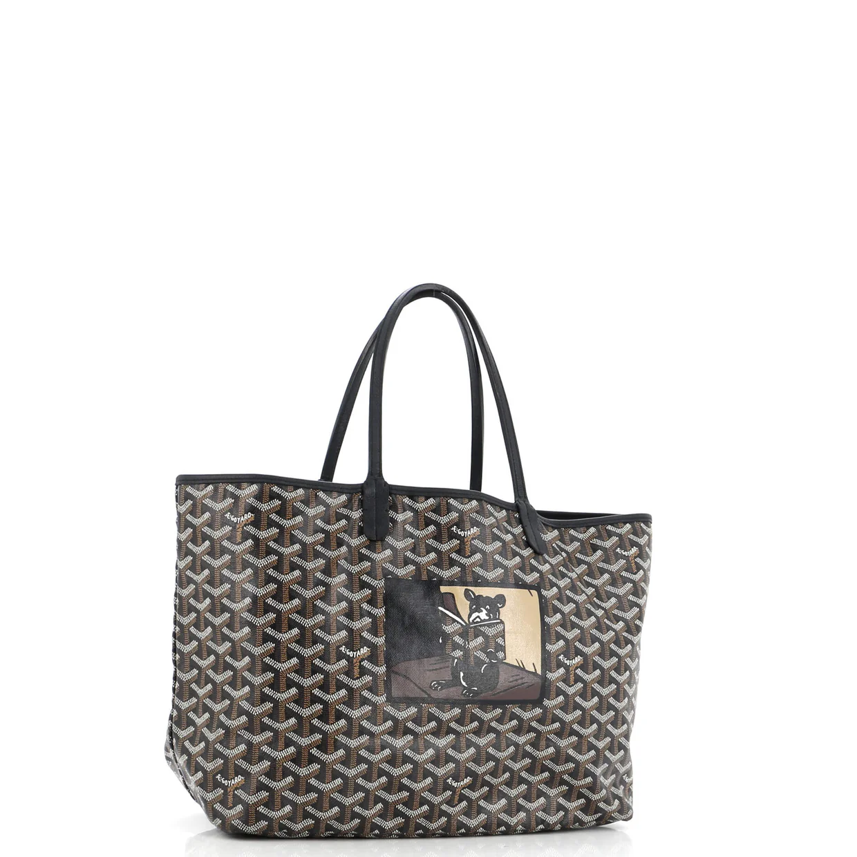 Saint Louis Tote Printed Coated Canvas PM - Deep Luxury