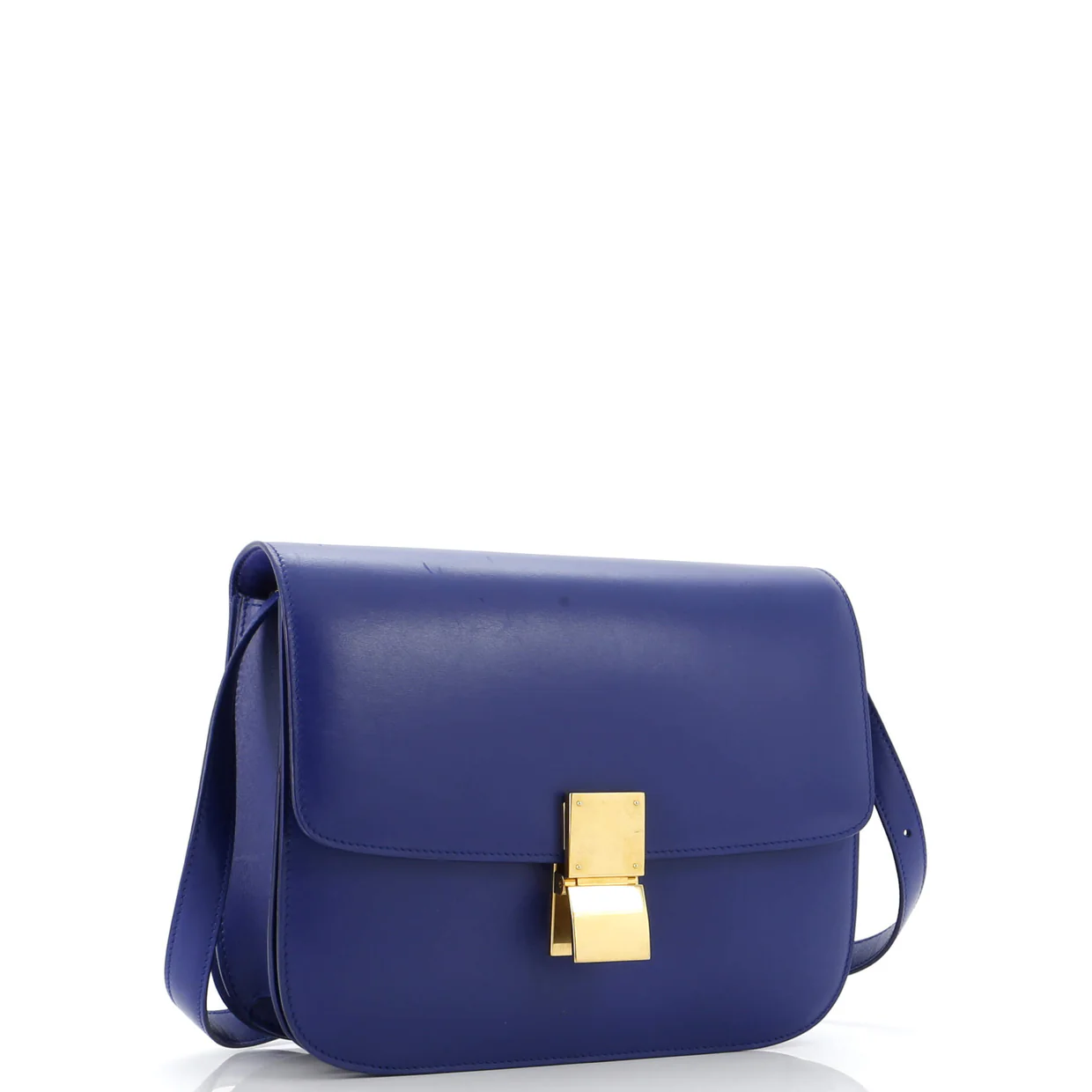 Classic Box Bag Smooth Leather Medium - Deep Luxury