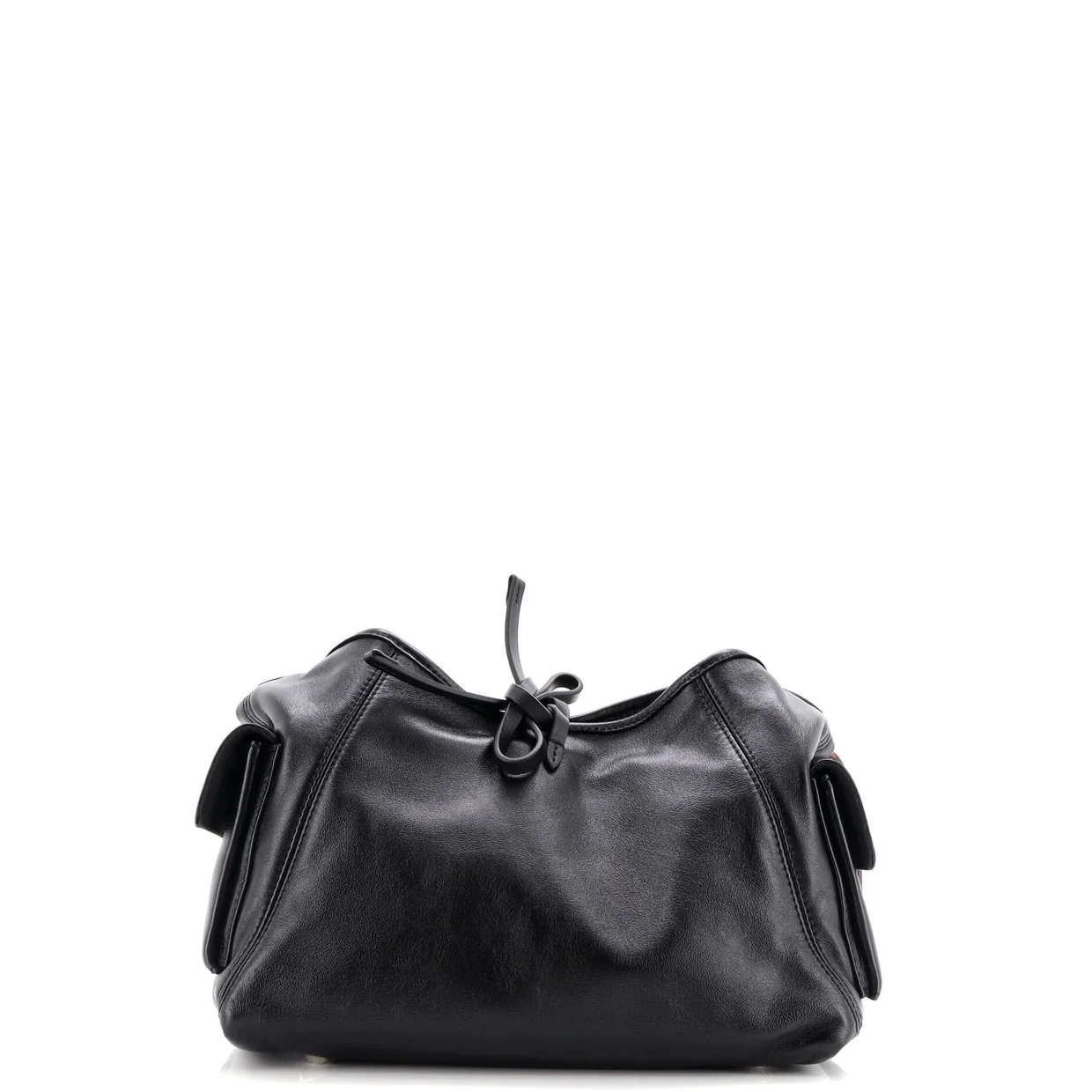 CarryAll Cargo Hobo Leather with Monogram Canvas PM - Deep Luxury