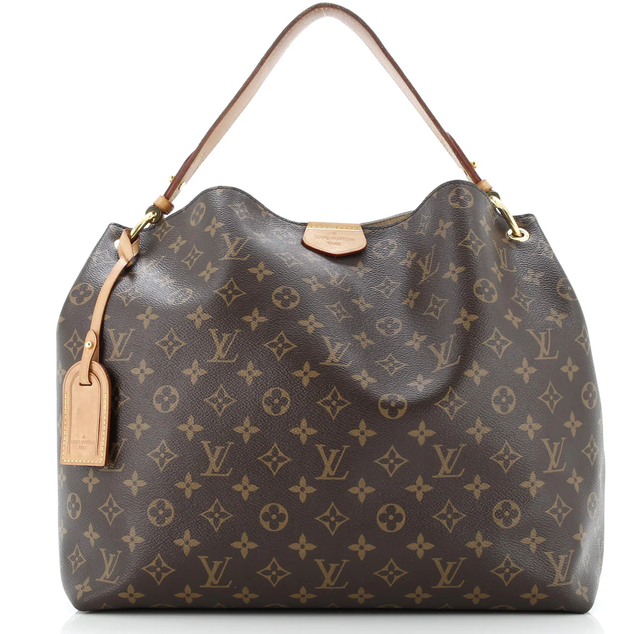 Graceful Handbag Monogram Canvas MM - Deep Luxury