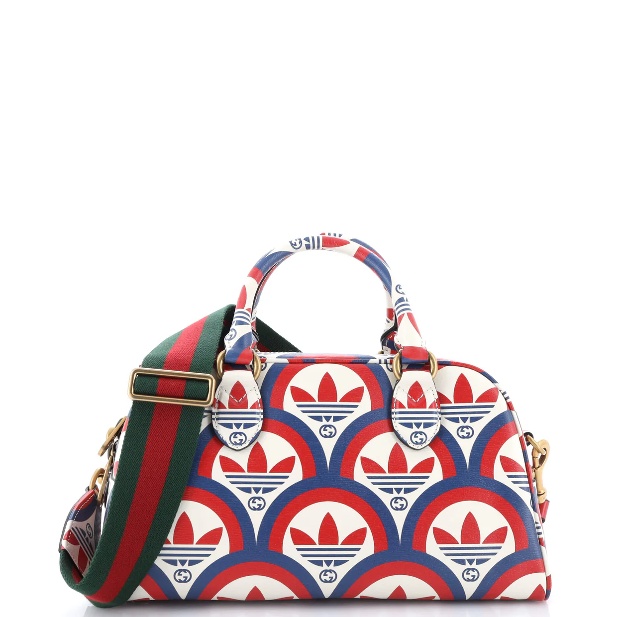 x adidas Duffle Bag Printed Leather Mini - Deep Luxury