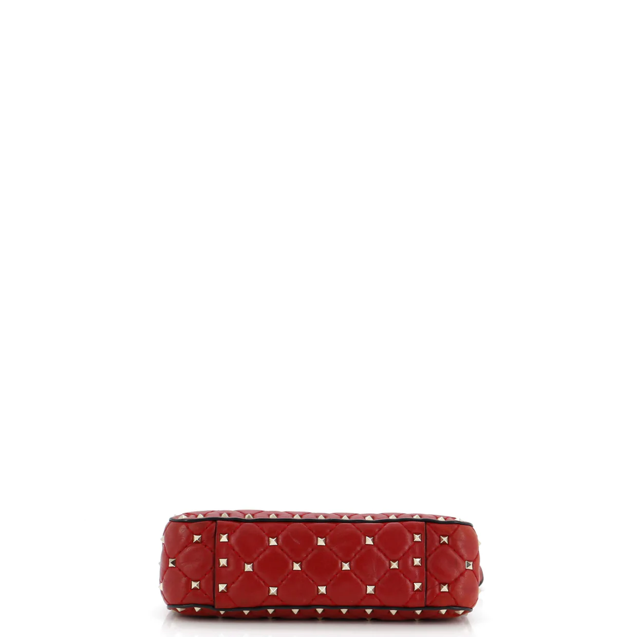 Rockstud Spike Flap Bag Quilted Leather Small - Deep Luxury