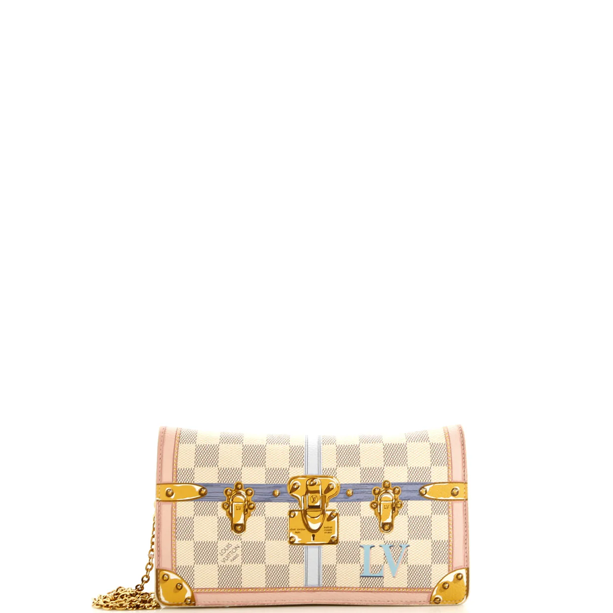 Weekend Pochette Limited Edition Damier Summer Trunks - Deep Luxury