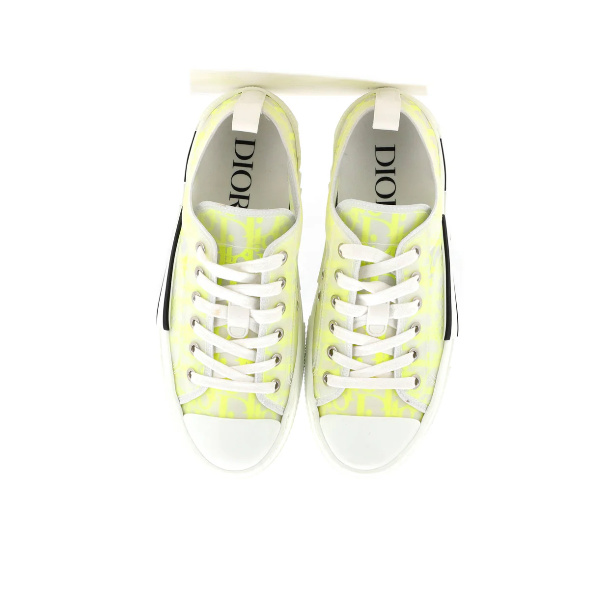 Men's B23 Cap Toe Low-Top Sneakers Oblique Technical Canvas - Deep Luxury