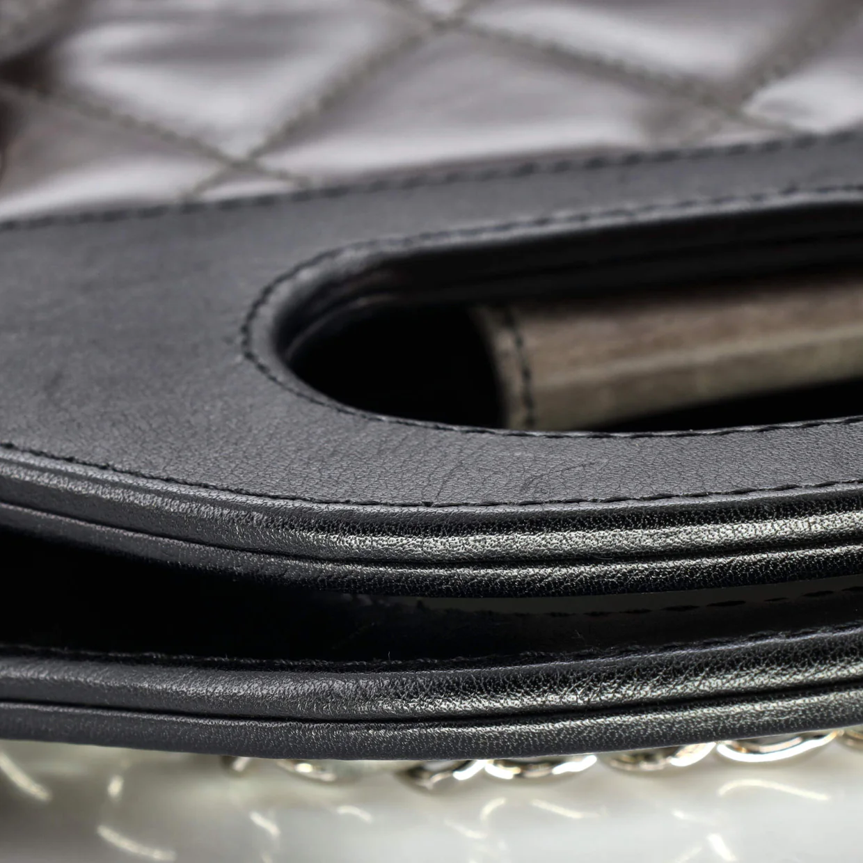 CC Delivery Tote Quilted Glazed Calfskin Small - Deep Luxury