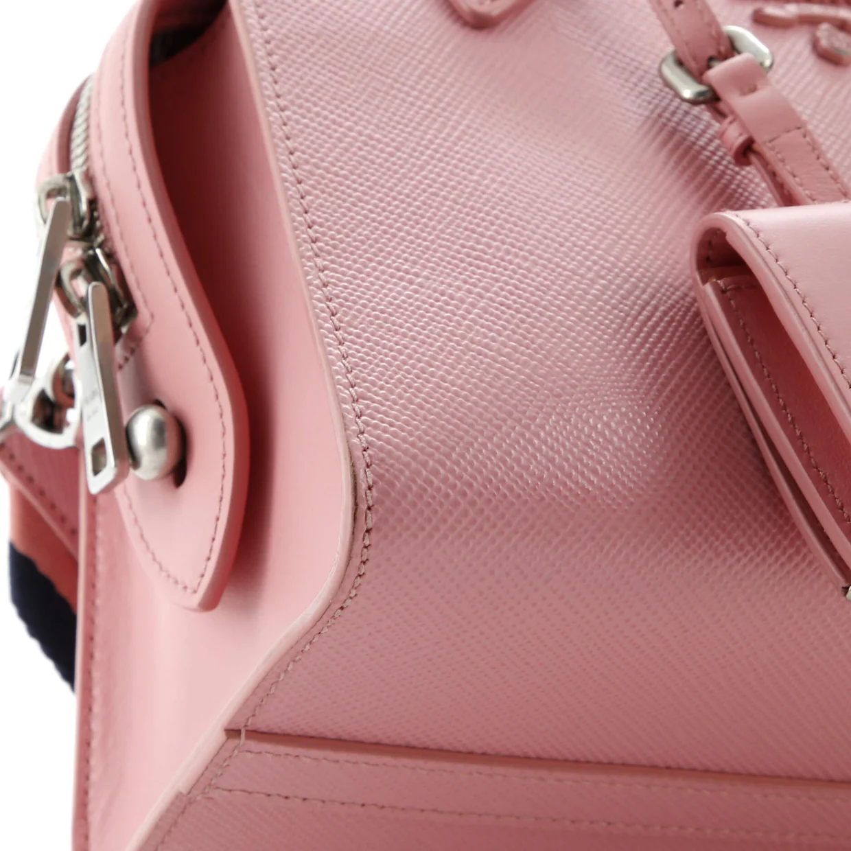 Monochrome Tote Saffiano with City Calf Mini - Deep Luxury