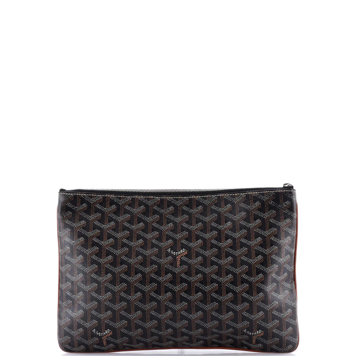 Senat Zip Pouch Coated Canvas MM - Deep Luxury