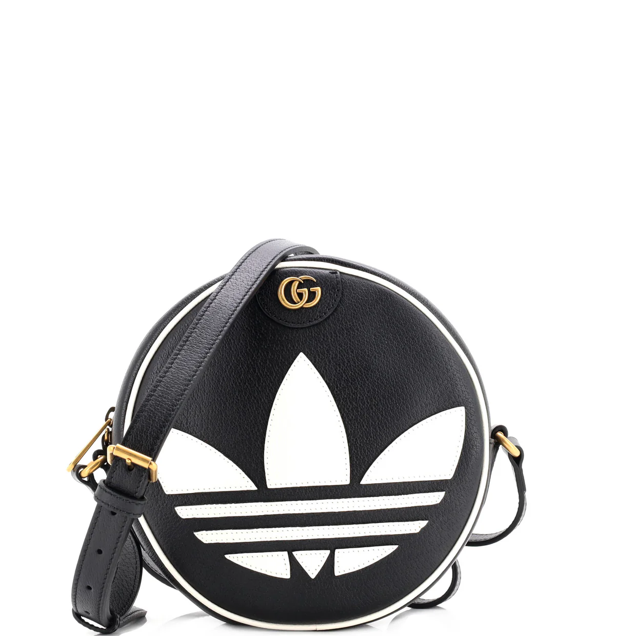 x adidas Ophidia Round Crossbody Bag Leather Small - Deep Luxury