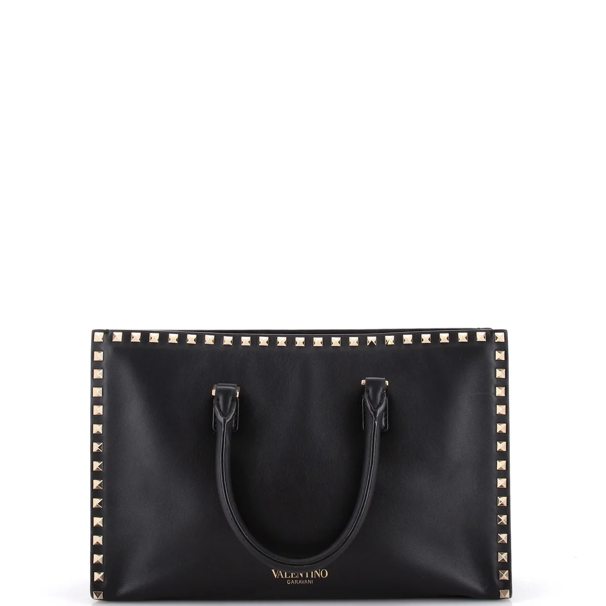 Rockstud Convertible Tote Leather Medium - Deep Luxury