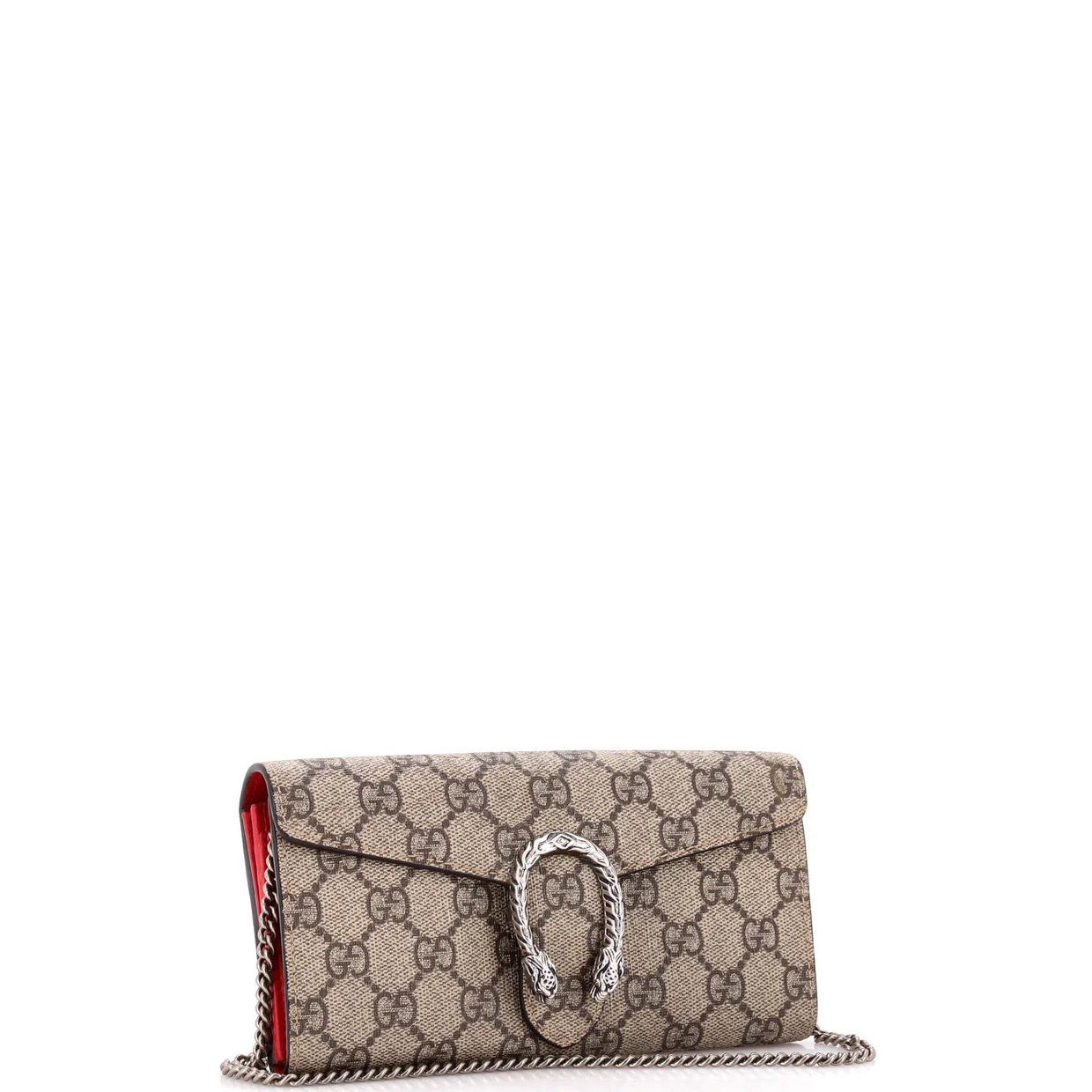 Dionysus Chain Wallet GG Coated Canvas Long - Deep Luxury