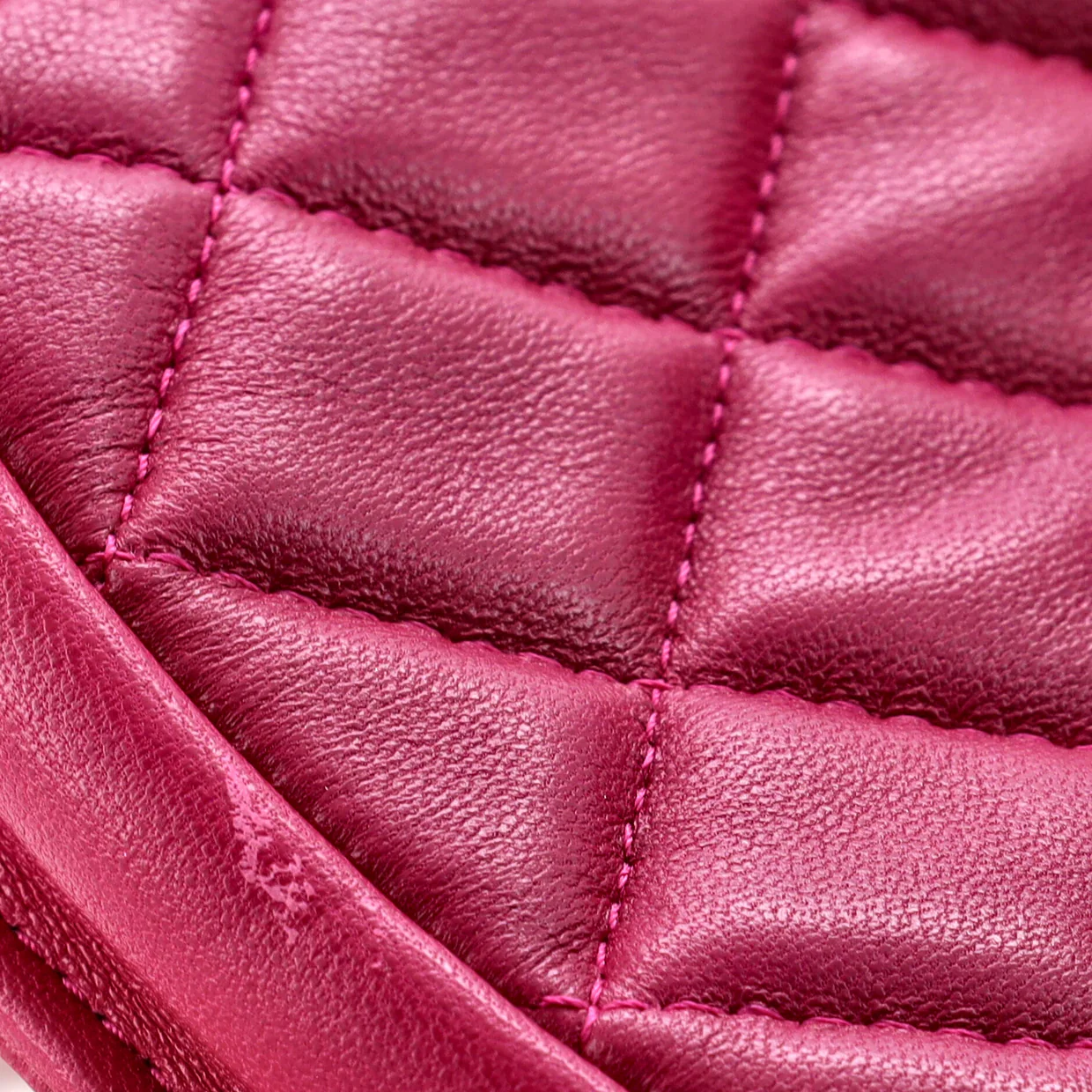 CC Flap Phone Holder Crossbody Bag Quilted Lambskin - Deep Luxury