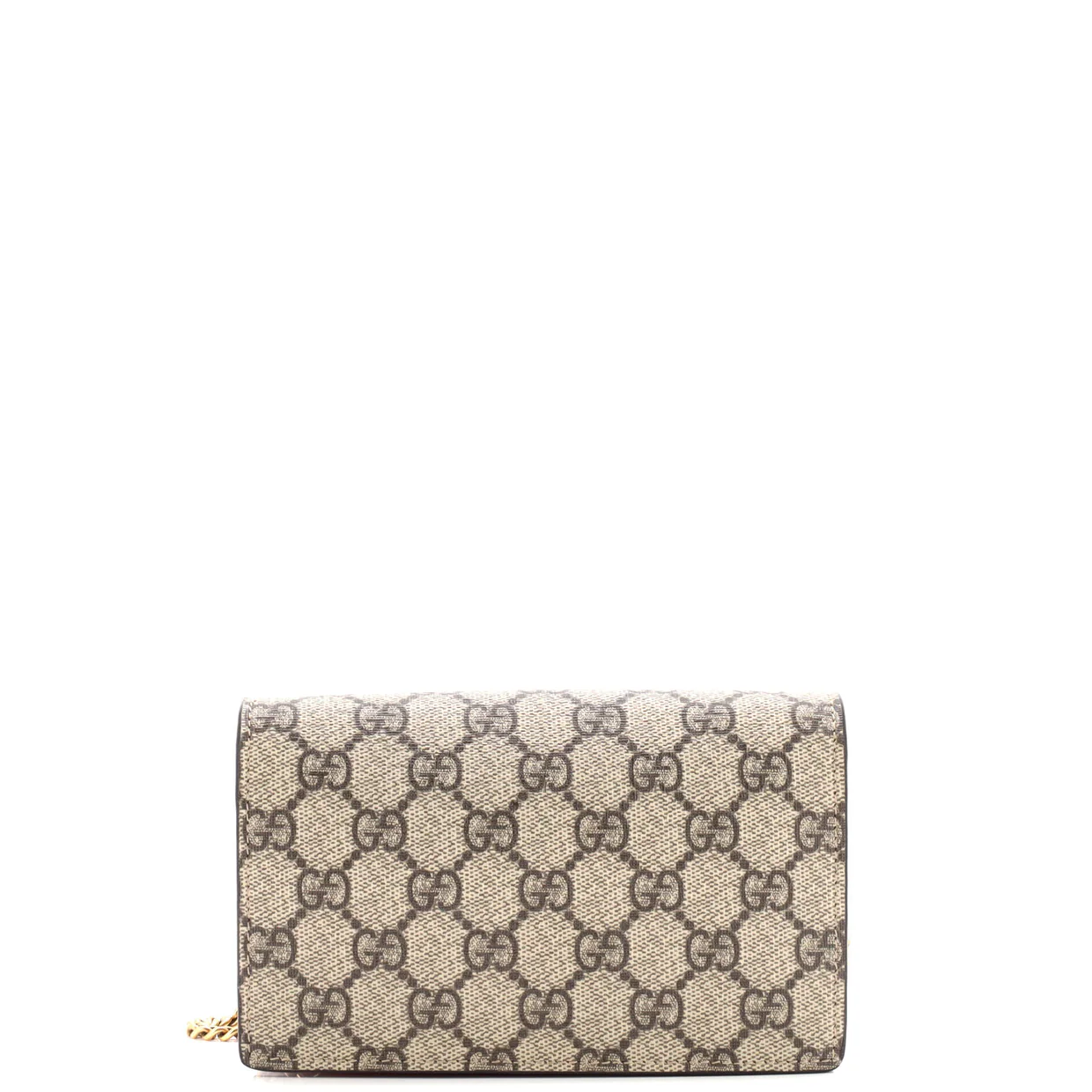 Cherries Wallet on Chain GG Coated Canvas Mini - Deep Luxury