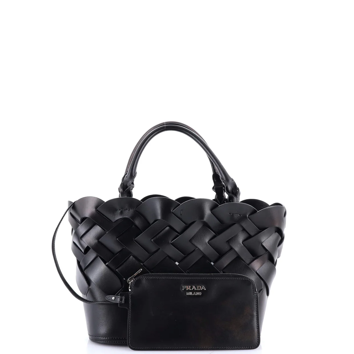 Tress Tote Leather Small - Deep Luxury
