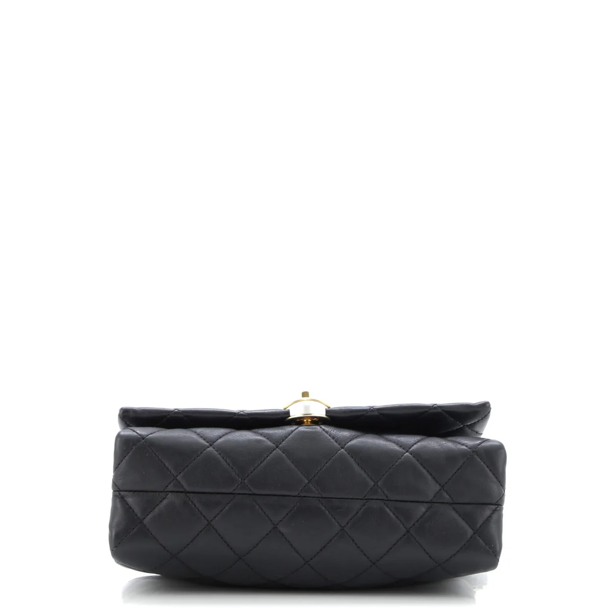 Pearl CC Accordion Flap Bag Quilted Calfskin Medium - Deep Luxury