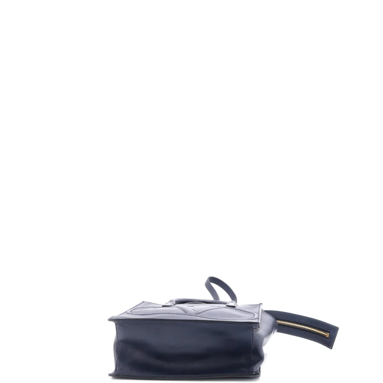 VLogo Walk Tote Leather Small - Deep Luxury