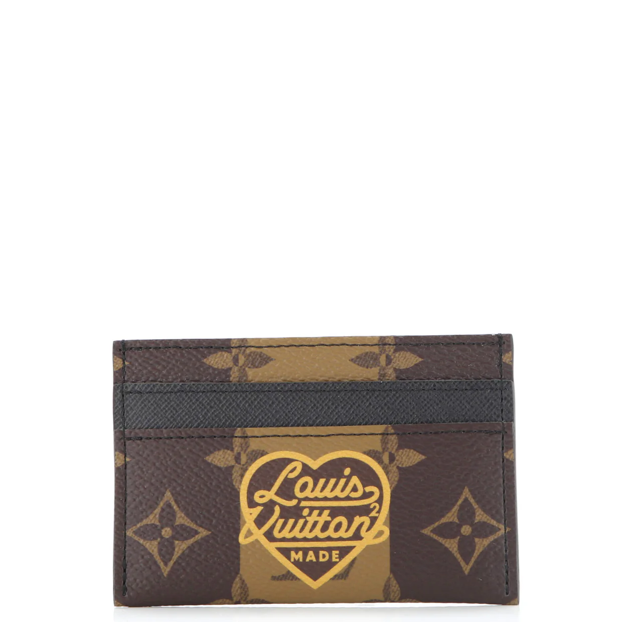 Nigo Double Card Holder Limited Edition Stripes Monogram Canvas - Deep Luxury