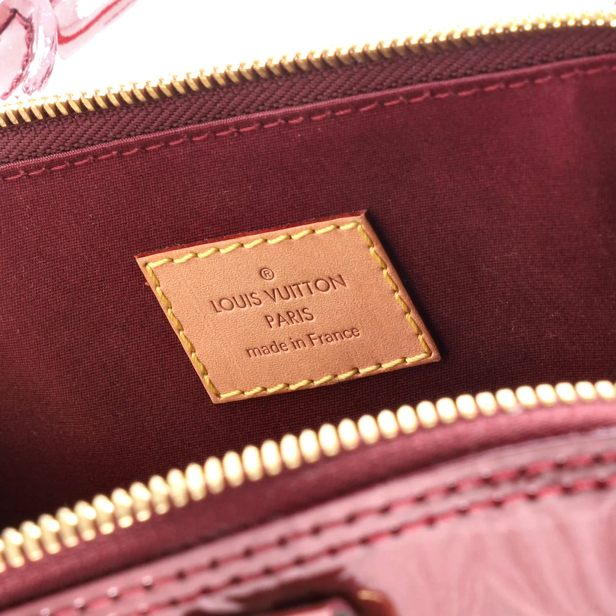 Alma Handbag Monogram Vernis PM - Deep Luxury