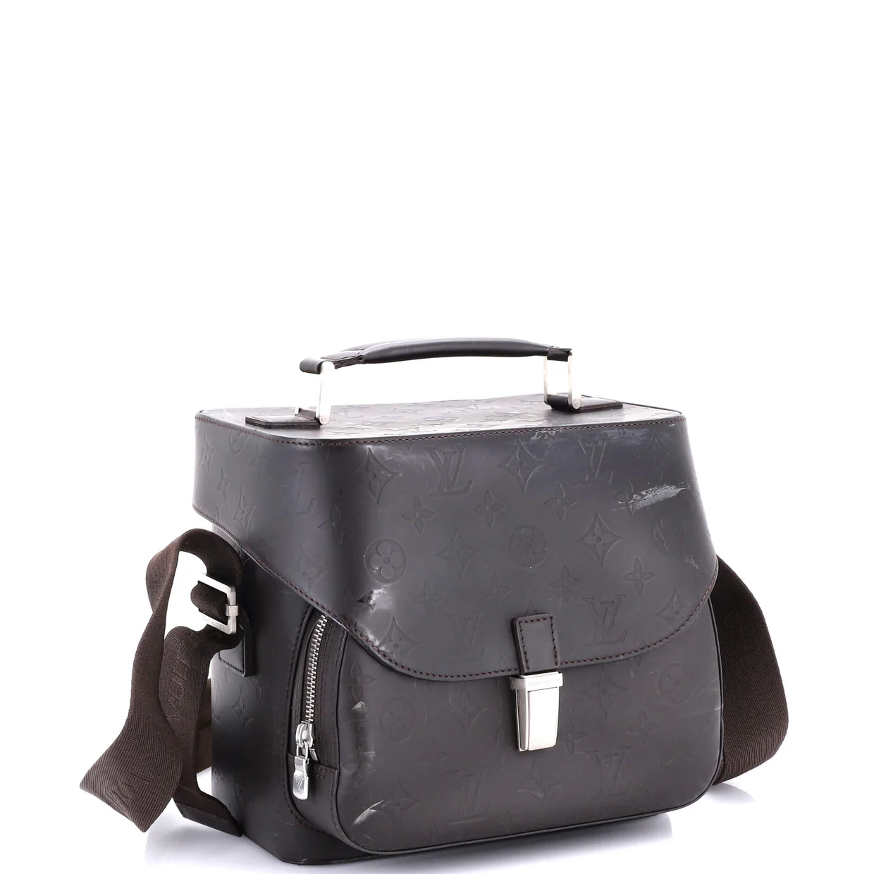 Charly Camera Bag Monogram Glace Leather - Deep Luxury