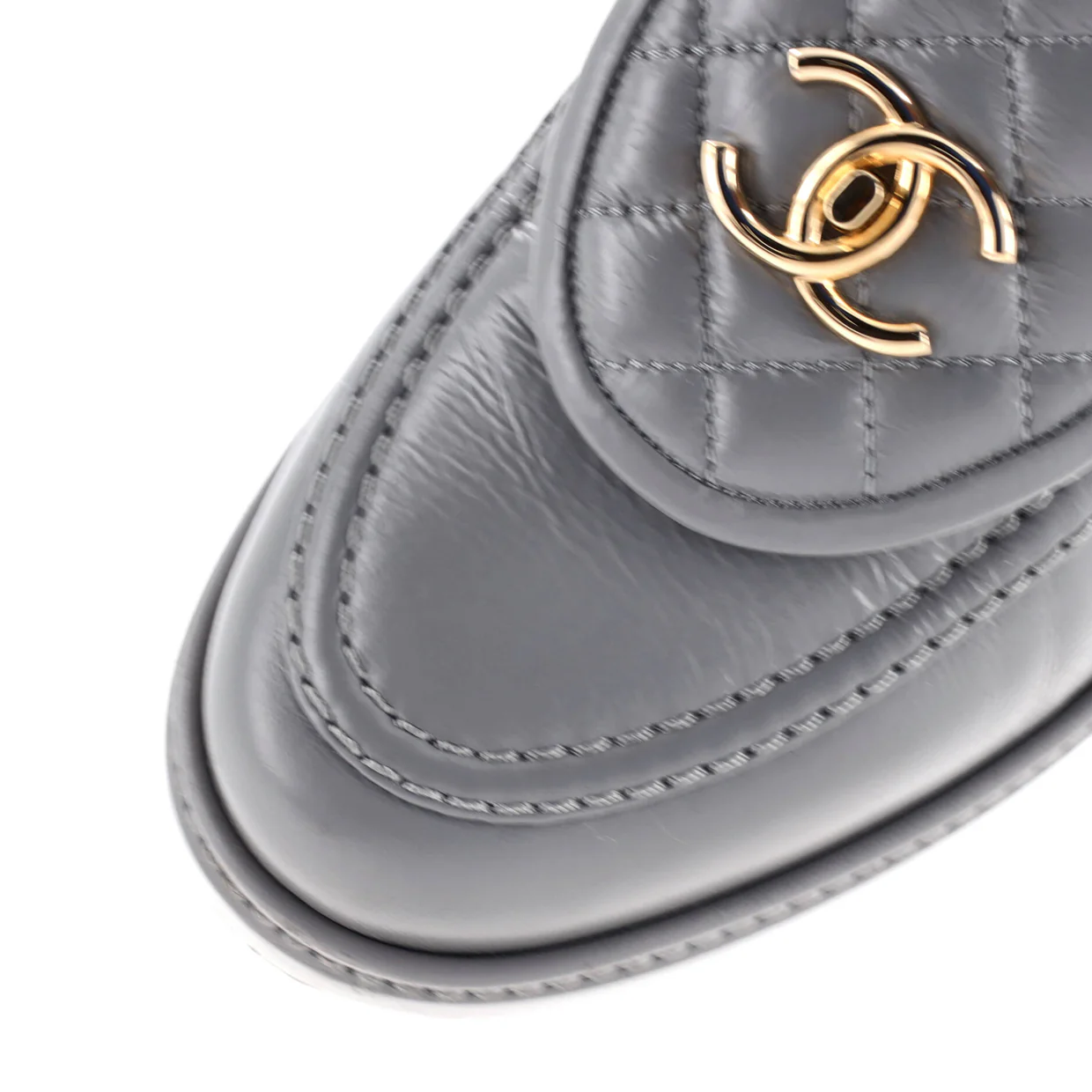 Women's CC Loafers Quilted Leather - Deep Luxury