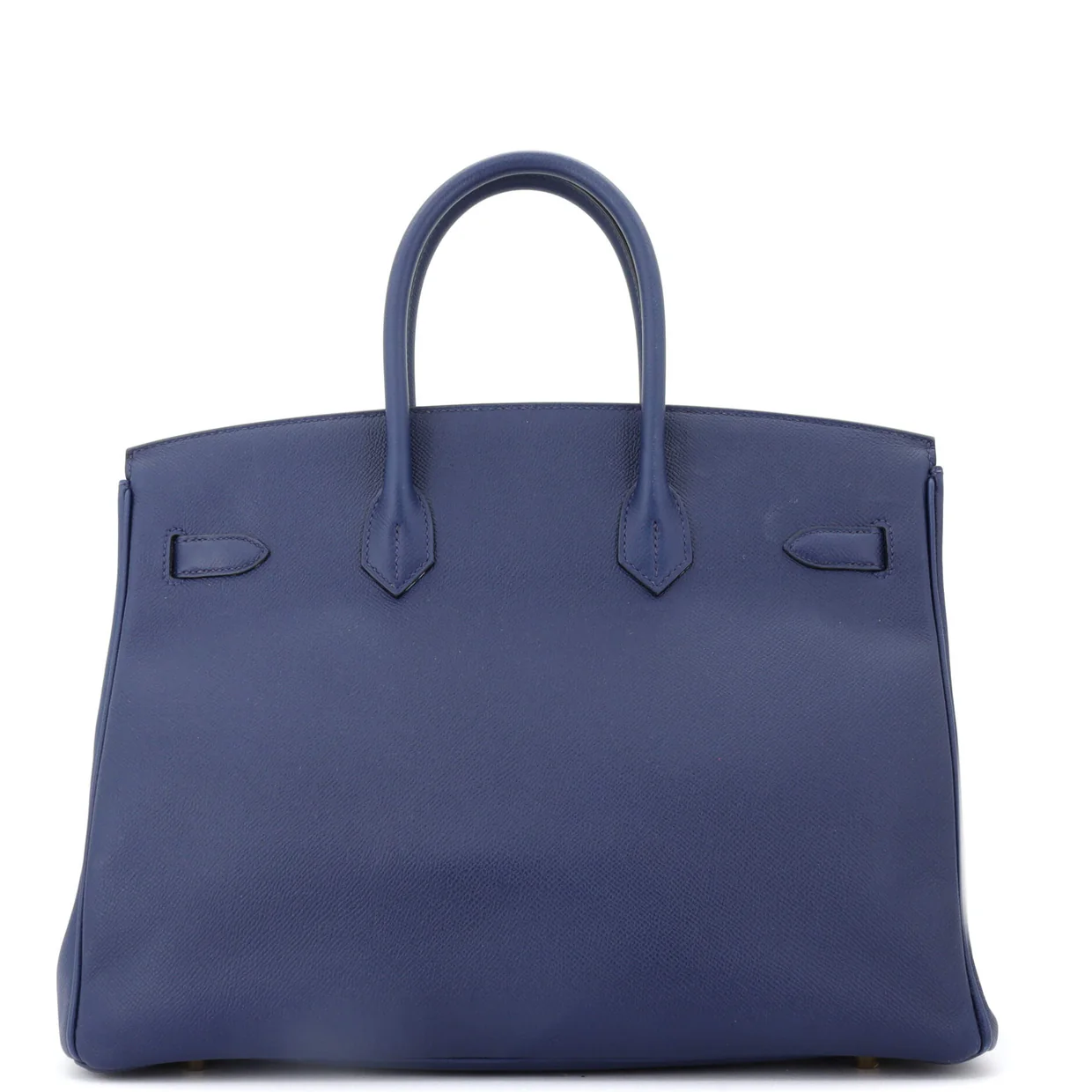 Birkin Handbag Bleu Saphir Epsom with Gold Hardware 35 - Deep Luxury