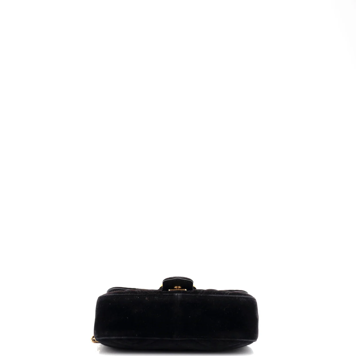 GG Marmont Flap Bag Matelasse Velvet Mini - Deep Luxury