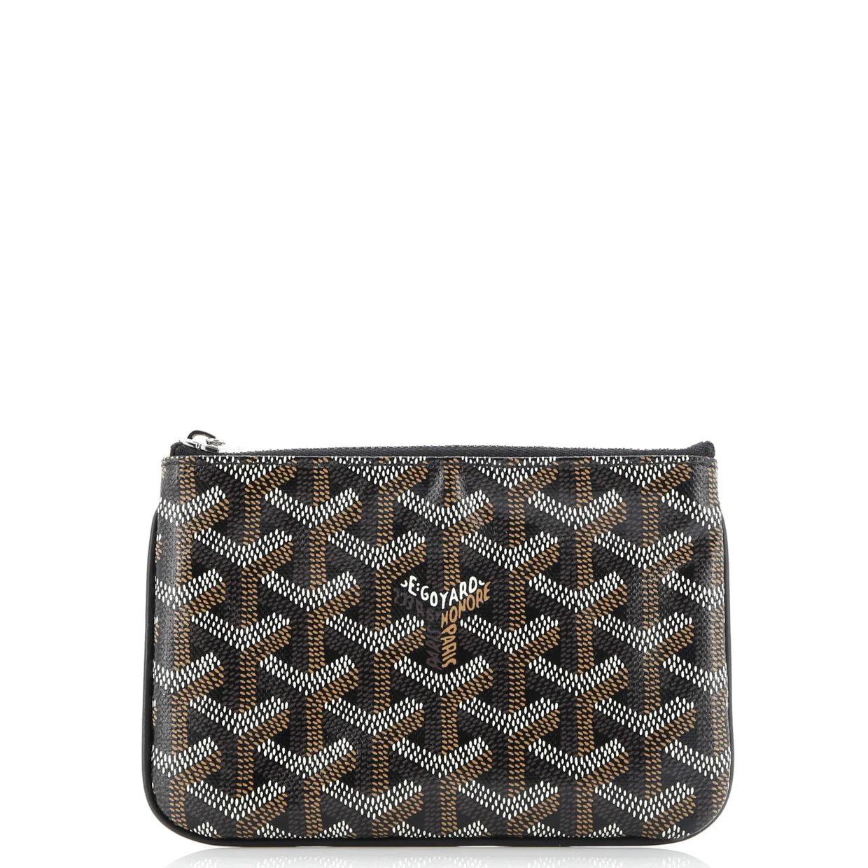 Senat Zip Pouch Coated Canvas Mini - Deep Luxury