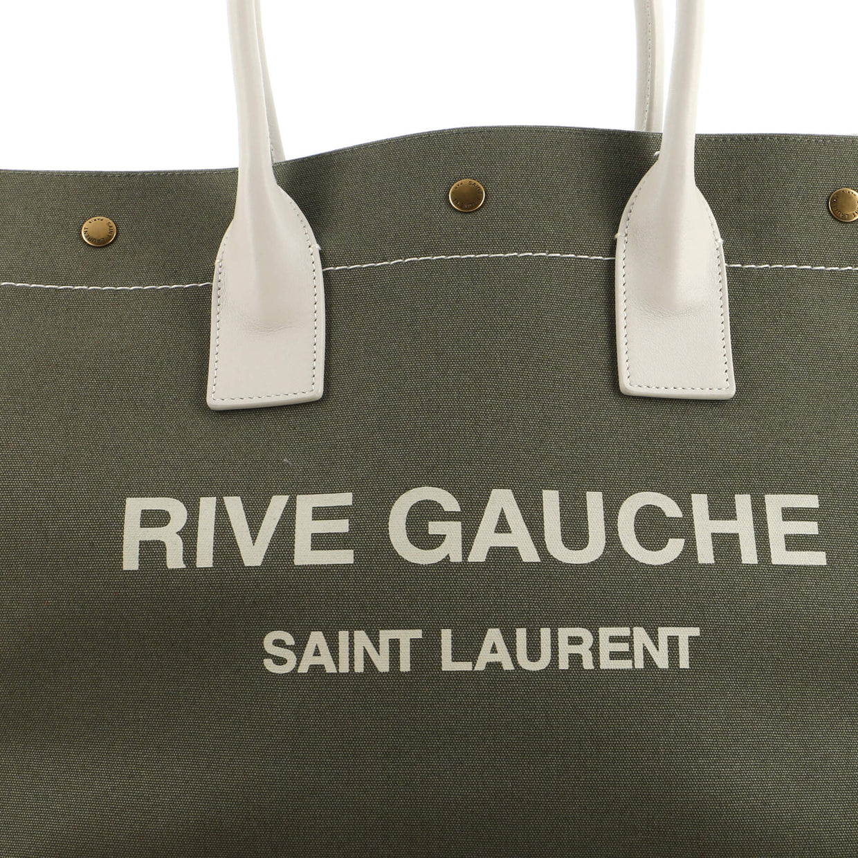 Rive Gauche Shopper Tote Canvas Small - Deep Luxury