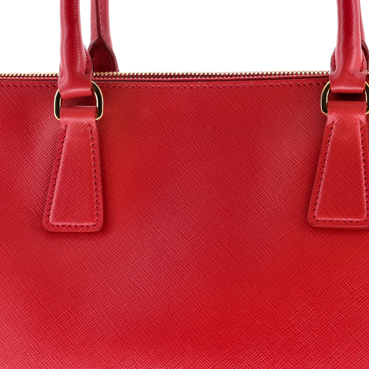 Double Zip Lux Tote Saffiano Leather Medium - Deep Luxury