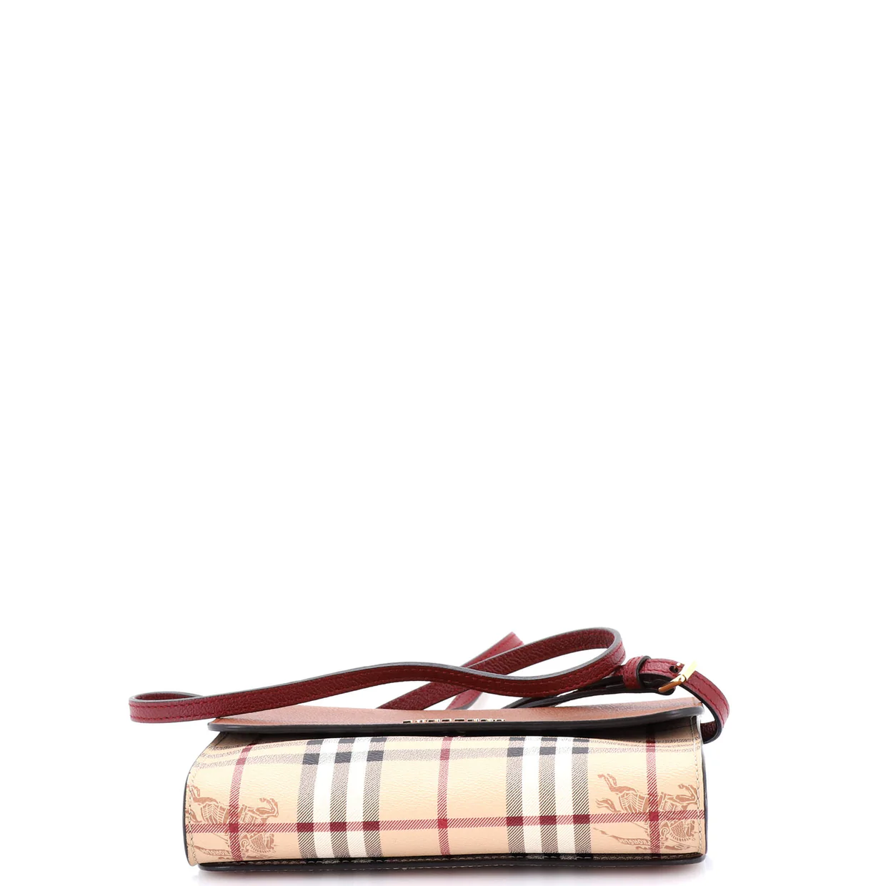 Loxley Crossbody Bag Haymarket Coated Canvas and Leather Small - Deep Luxury