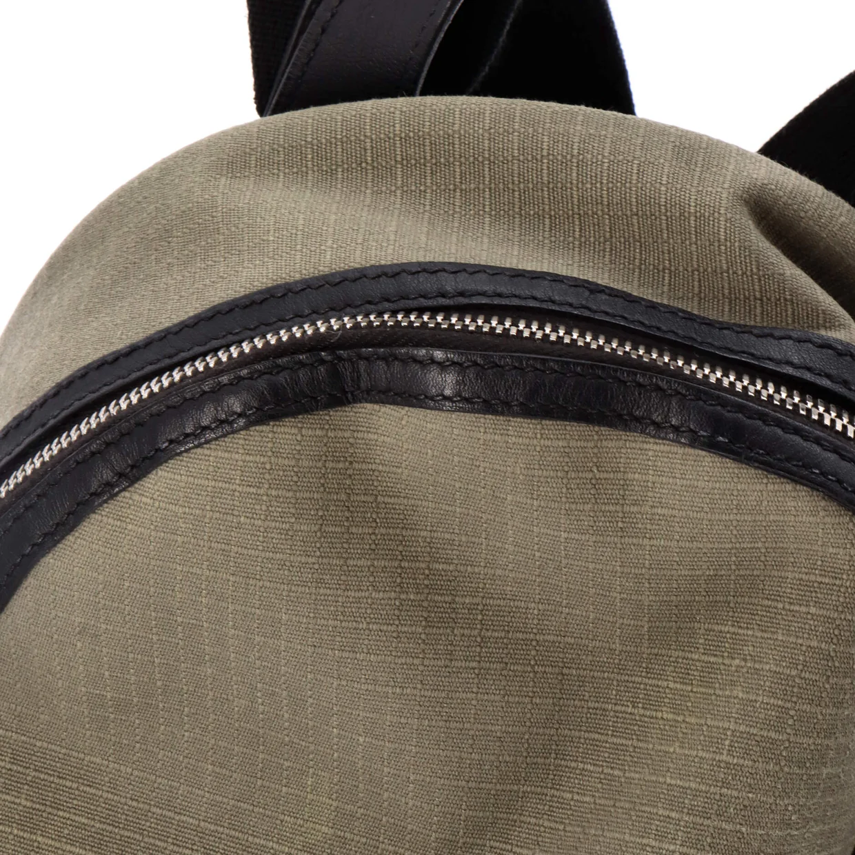 Allback Backpack Bivouac Toile with Leather - Deep Luxury