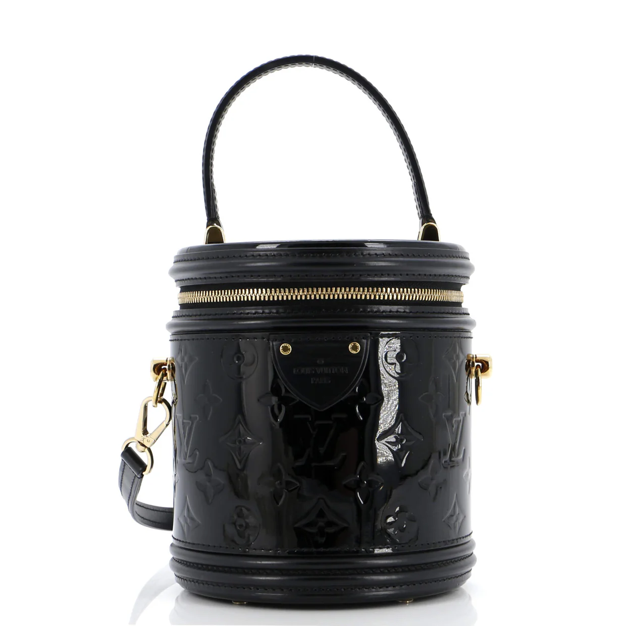 Cannes Handbag Monogram Vernis - Deep Luxury