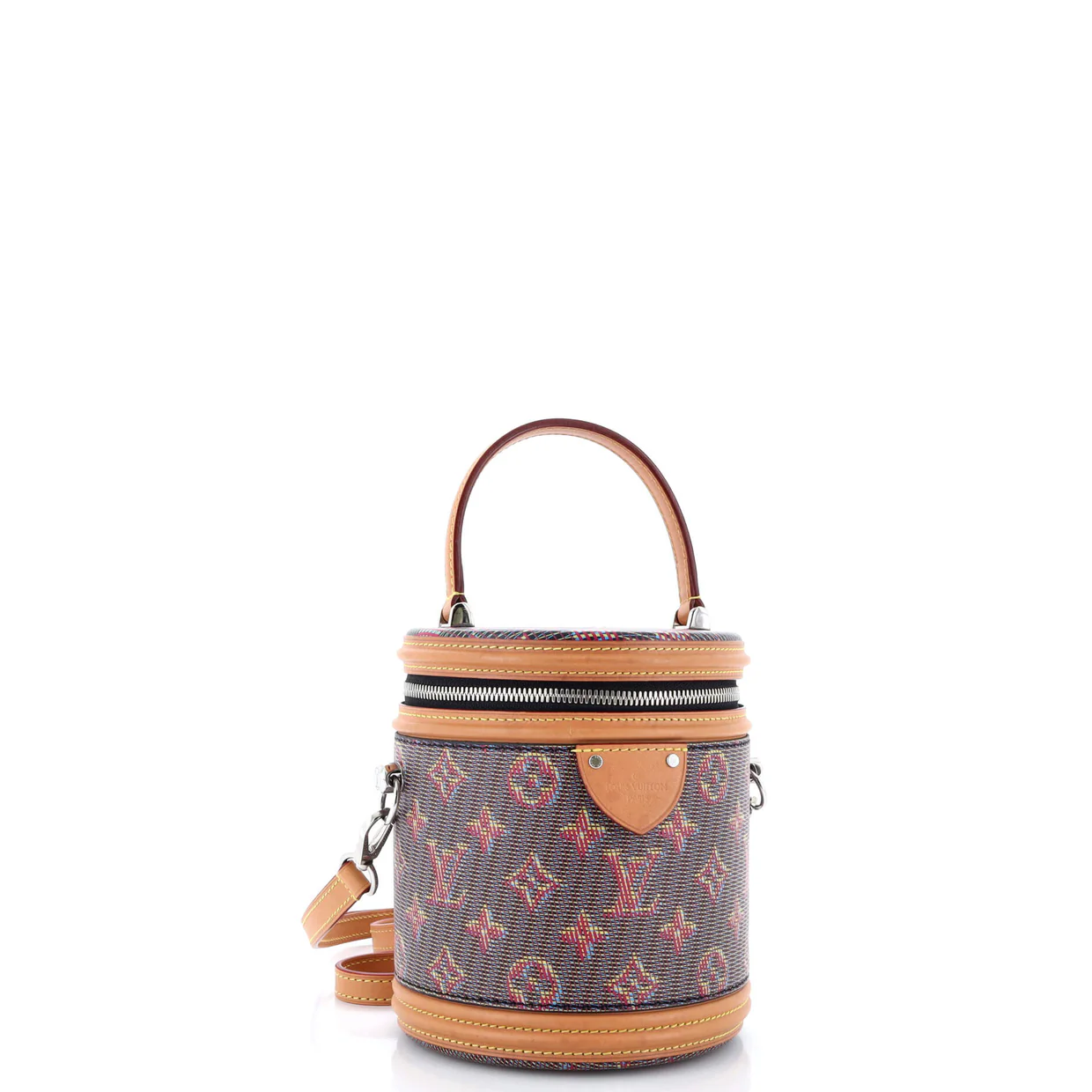 Cannes Handbag Damier Monogram LV Pop Canvas - Deep Luxury